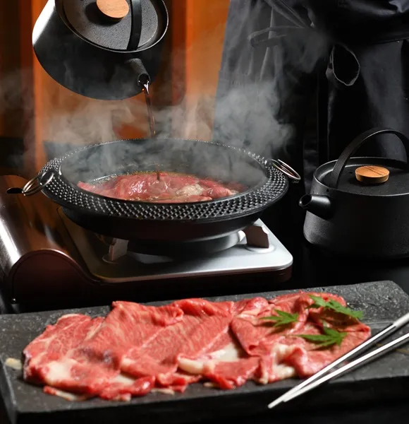 厳選和牛のすき焼き