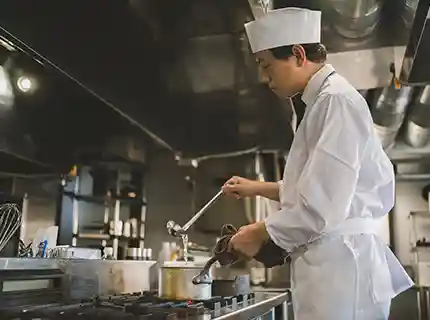 山中温泉 河鹿荘 ライブキッチンイメージ